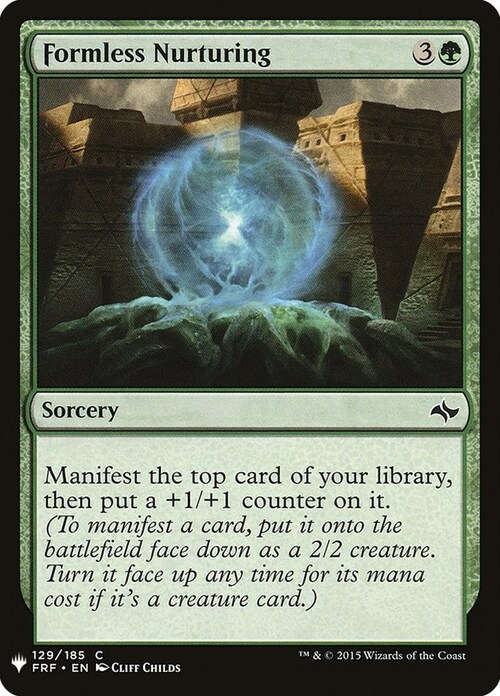 Formless Nurturing Card Front