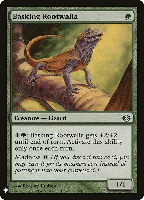 Basking Rootwalla Card Front