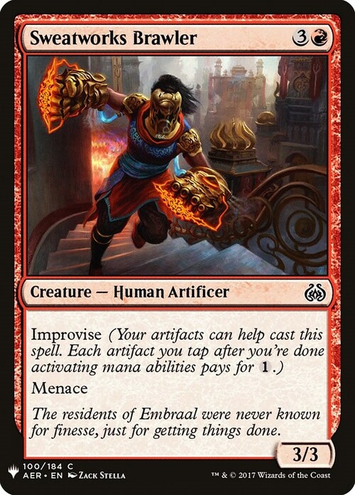 Sweatworks Brawler Card Front