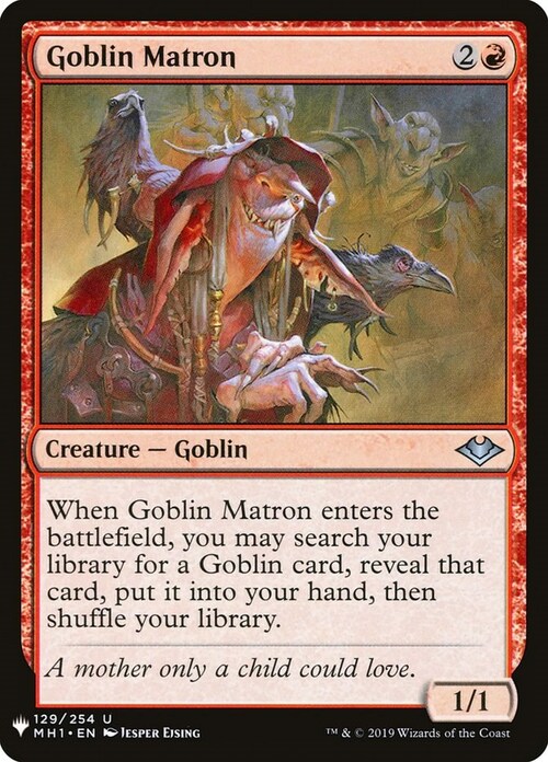 Goblin Matron Card Front