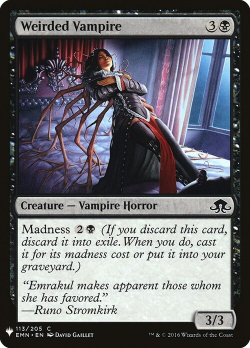 Weirded Vampire Card Front