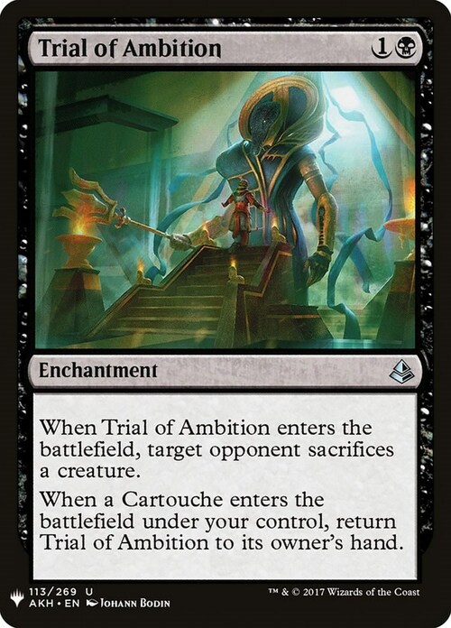 Trial of Ambition Card Front