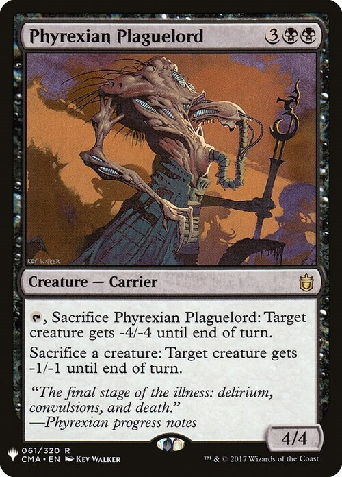 Phyrexian Plaguelord Card Front