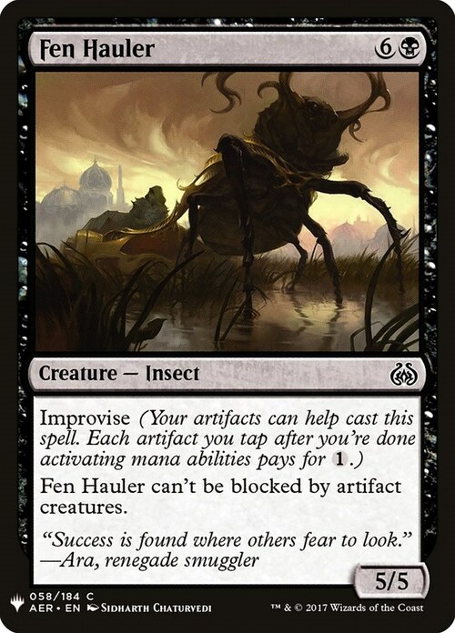 Fen Hauler Card Front