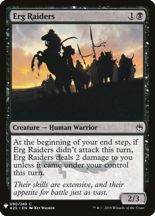 Erg Raiders Card Front