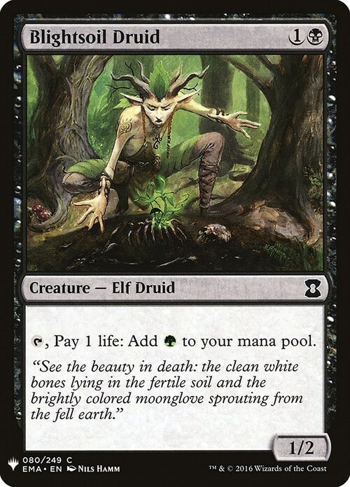 Blightsoil Druid Card Front