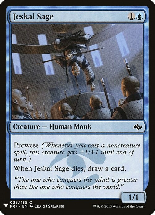 Jeskai Sage Card Front