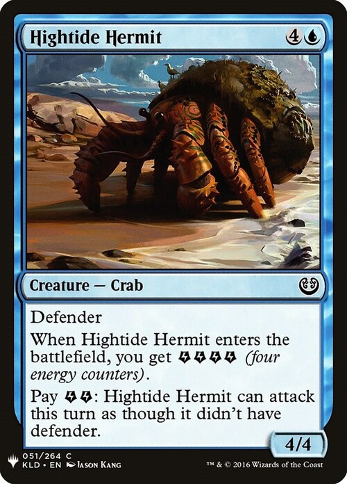 Hightide Hermit Card Front