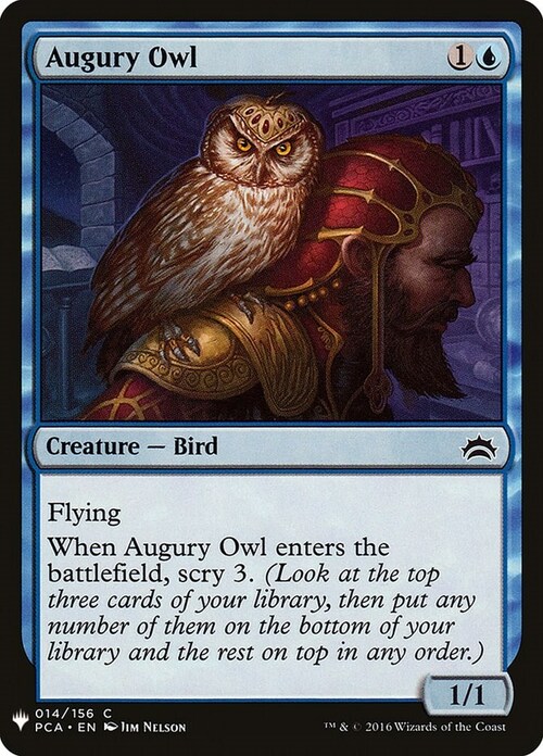 Augury Owl Card Front