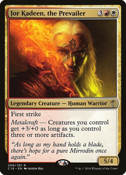 Jor Kadeen, the Prevailer Card Front