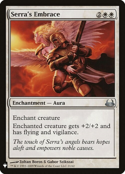 Serra's Embrace Card Front