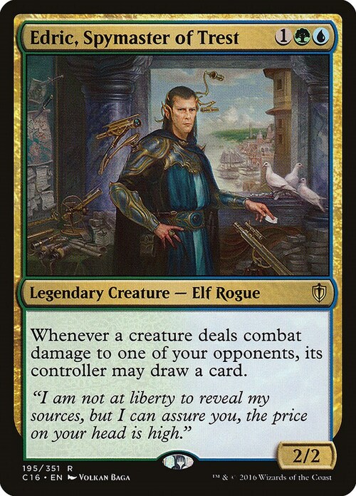 Edric, Spymaster of Trest Card Front