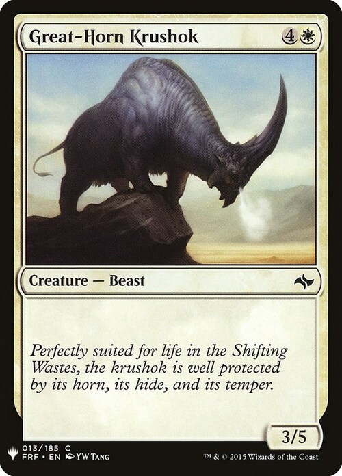 Great-Horn Krushok Card Front