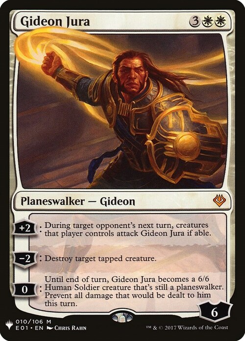 Gideon Jura Card Front