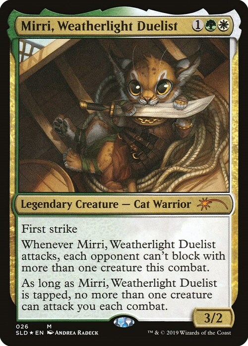 Mirri, Weatherlight Duelist Card Front