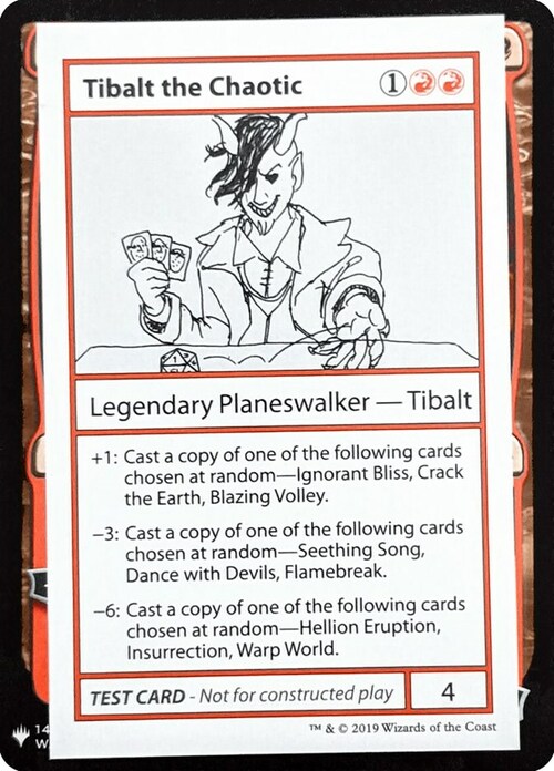 Tibalt the Chaotic Card Front