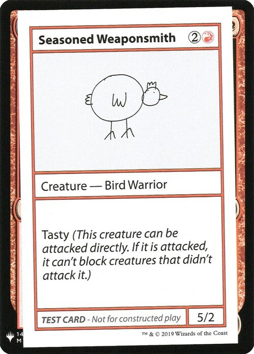 Seasoned Weaponsmith Card Front