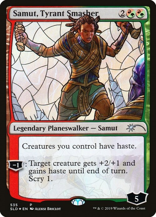 Samut, Tyrant Smasher Card Front