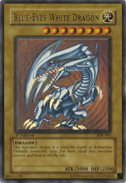 Blue-Eyes White Dragon Card Front