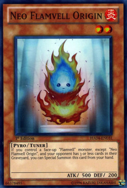 Neo Flamvell Origin Card Front