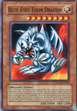 Blue-Eyes Toon Dragon Card Front