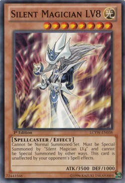 Silent Magician LV8 Card Front