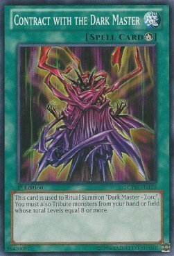 Contract with the Dark Master Card Front