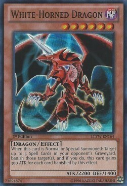 White-Horned Dragon Card Front