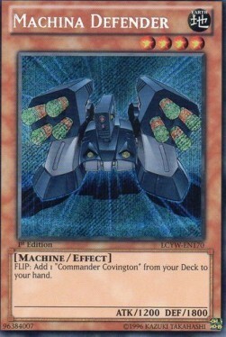 Machina Defender Card Front