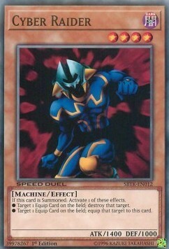 Cyber Raider Card Front