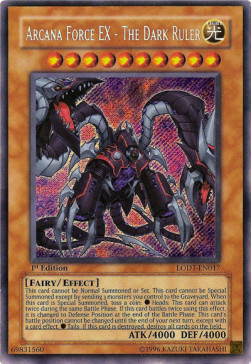 Arcana Force EX - The Dark Ruler Card Front