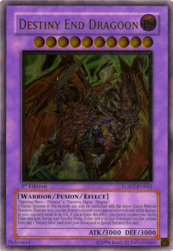 Destiny End Dragoon Card Front