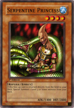 Serpentine Princess Card Front