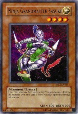 Ninja Grandmaster Sasuke Card Front