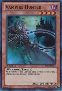 Vampire Hunter Card Front