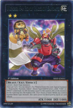 Number 64: Ronin Raccoon Sandayu Card Front