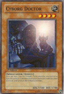 Cyborg Doctor Card Front