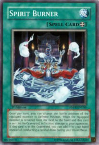 Spirit Burner Card Front