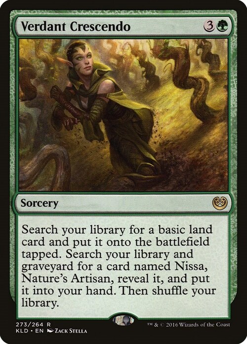 Verdant Crescendo Card Front