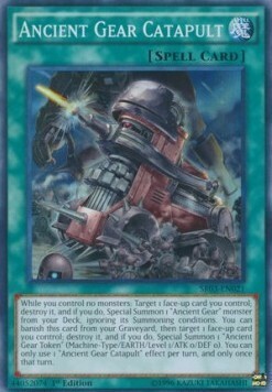 Ancient Gear Catapult Card Front