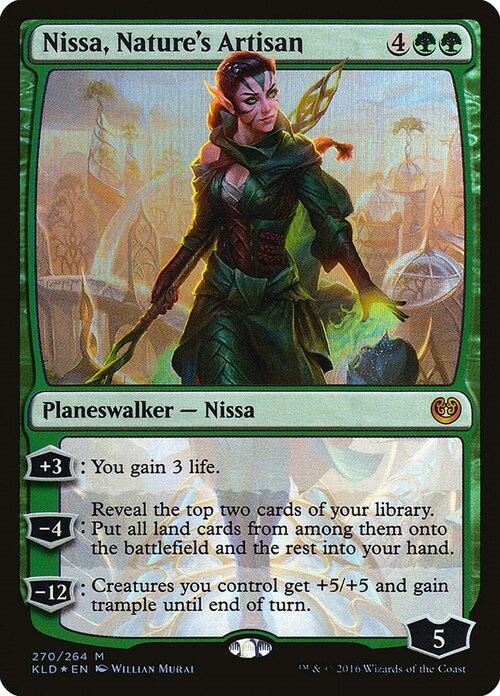 Nissa, Nature's Artisan Card Front