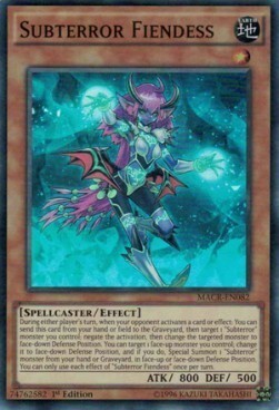 Subterror Fiendess Card Front