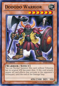 Dododo Warrior Card Front