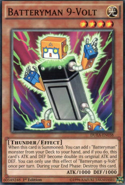 Batteryman 9-Volt Card Front