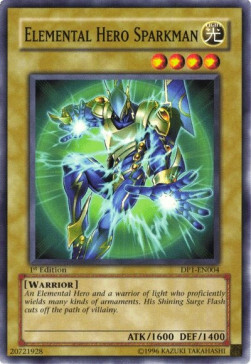 Elemental HERO Sparkman Card Front