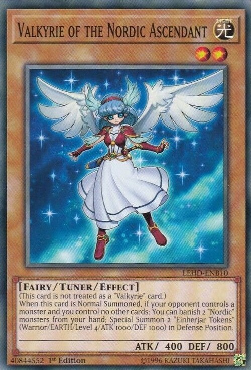 Valkyrie of the Nordic Ascendant Card Front