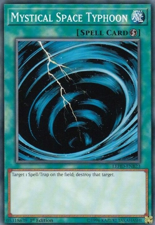 Mystical Space Typhoon Card Front