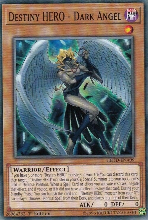 Destiny HERO - Dark Angel Card Front