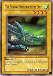 The Dragon Dwelling in the Cave Card Front