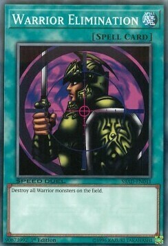 Warrior Elimination Card Front